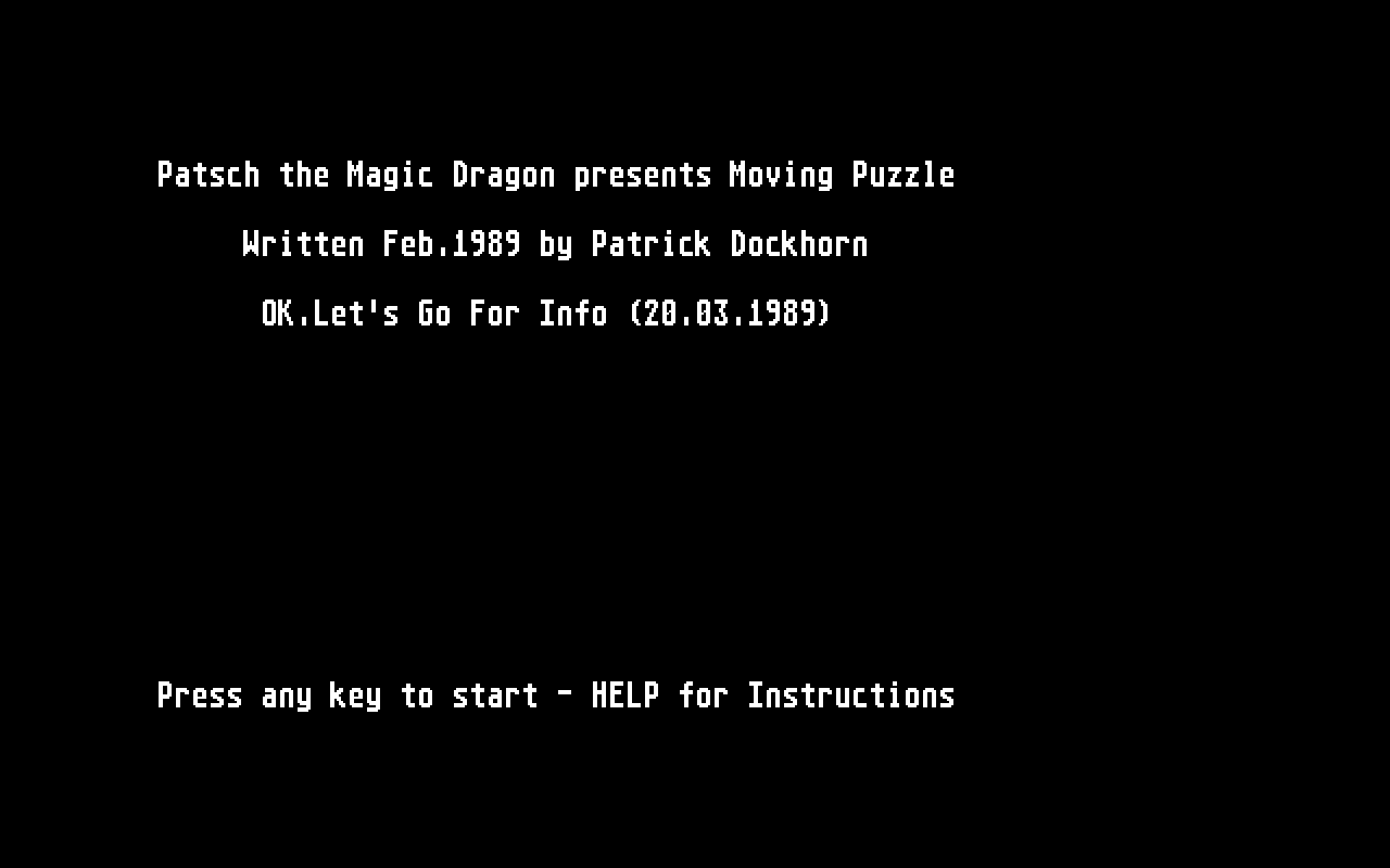 Moving Puzzle — screenshot 1